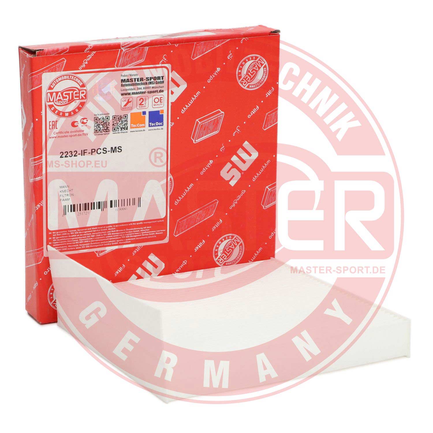Filtru polen MASTERSPORT GERMANY 2232-IF-PCS-MS